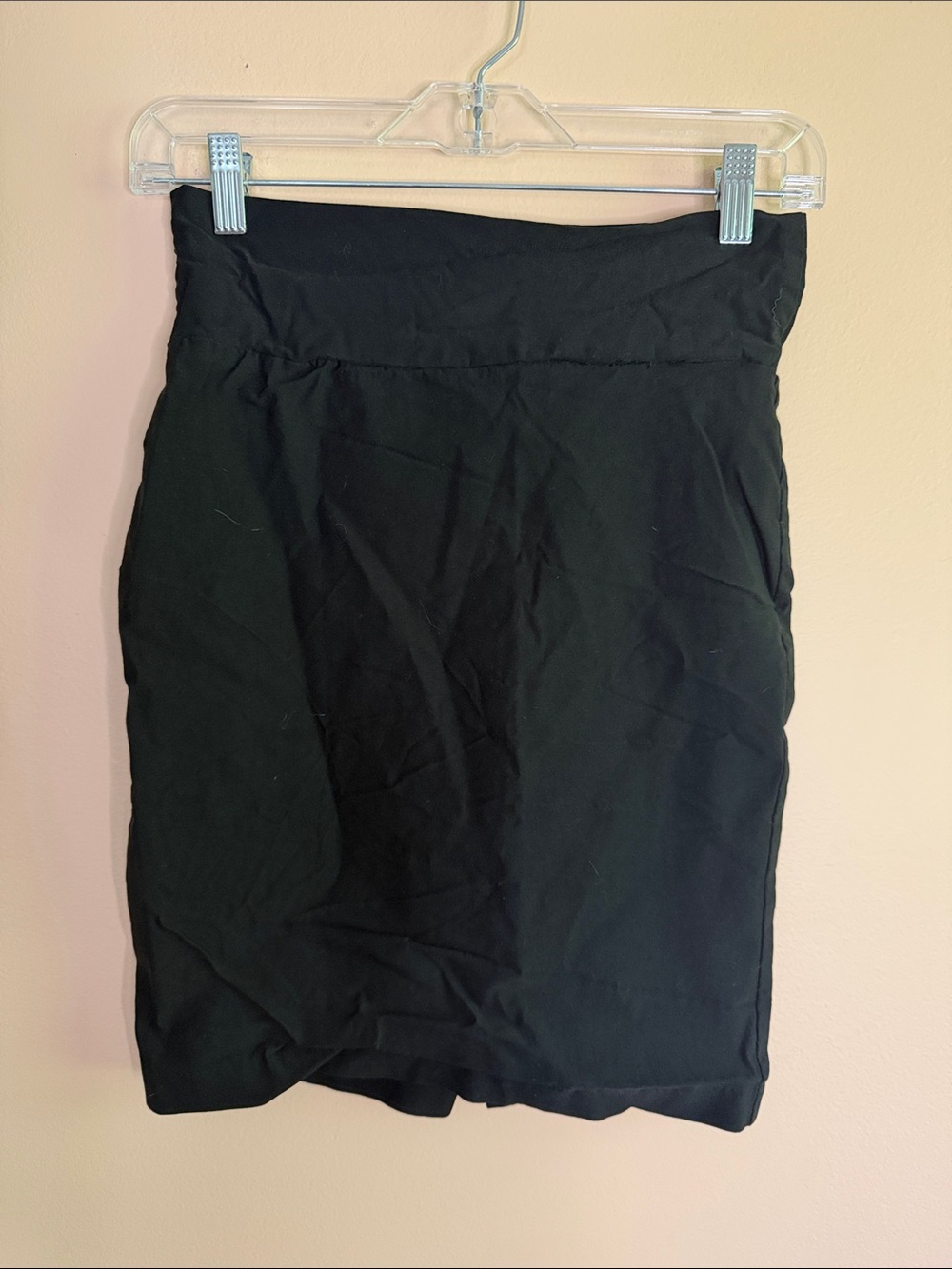 Charlotte Russe Black Midi Pencil Skirt